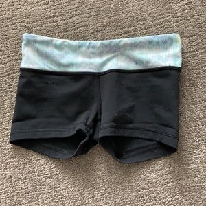 girls ivivva black reversible spandex shorts